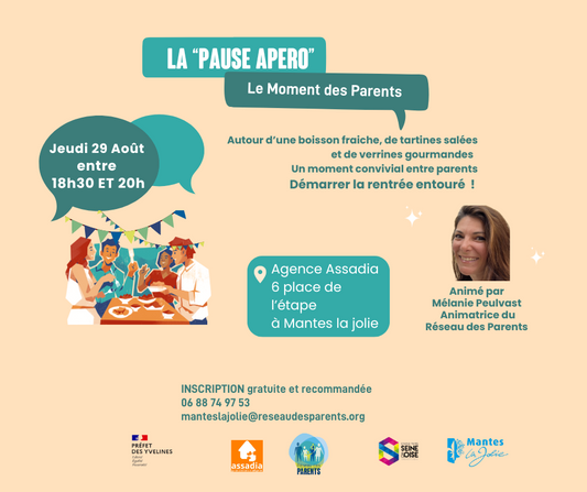 La "pause apéro" Le moment des parents