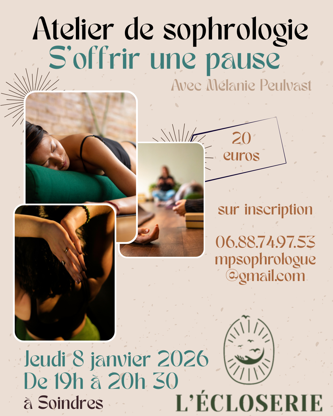 Atelier de sophrologie en groupe