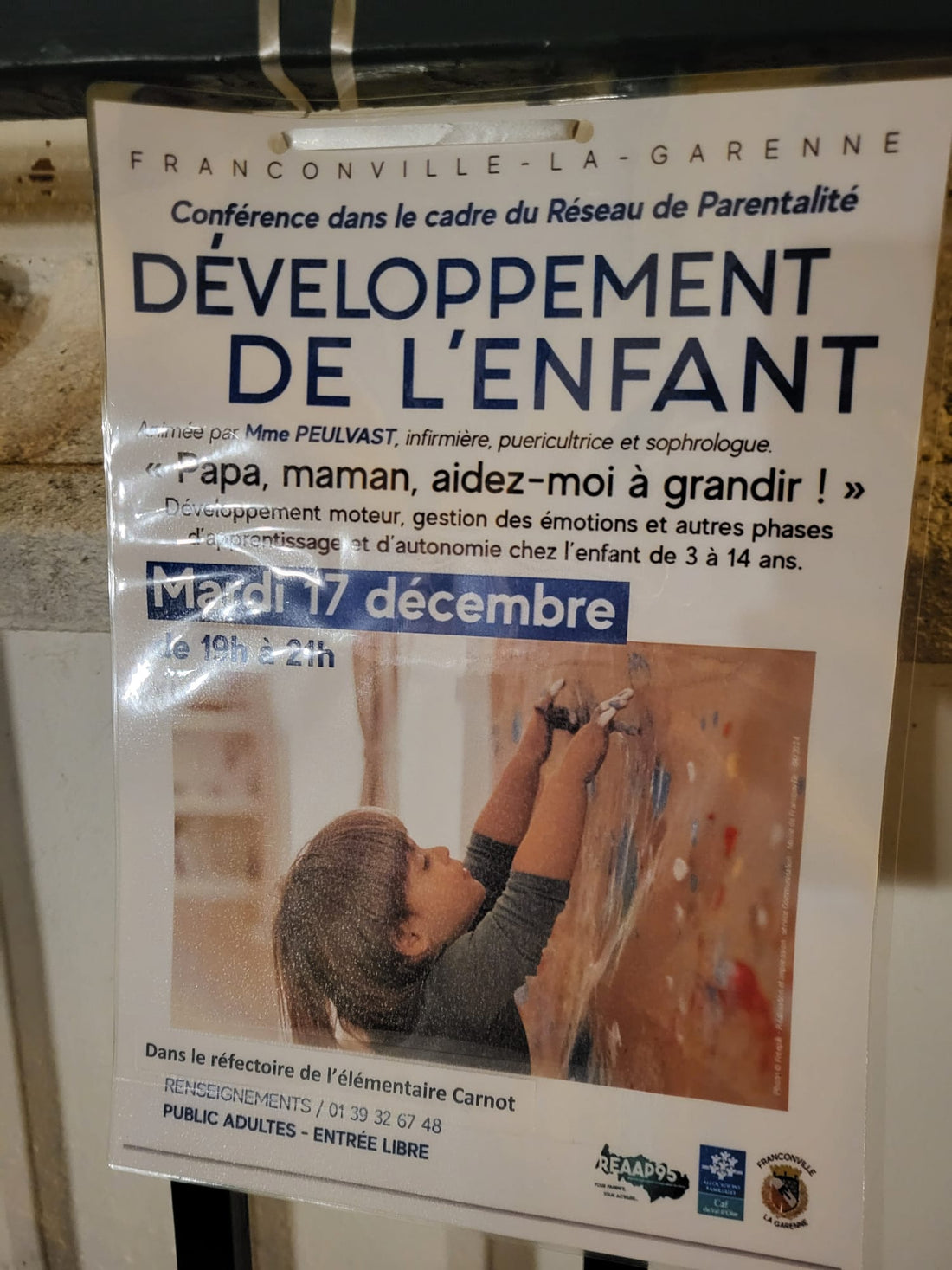 Conférence : Le développement de l'enfant de 4 à 14 ans